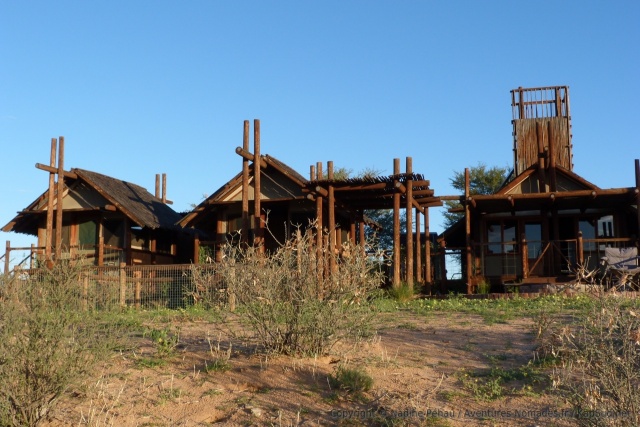 Les chalets de Bitter Pan où nous dormiront ce soir