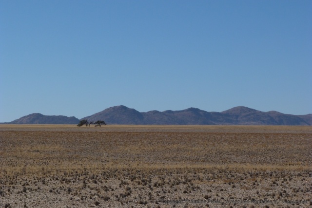 Dans cette partie du Namib-Naukluft NP, les montagnes ne sont jamais loin