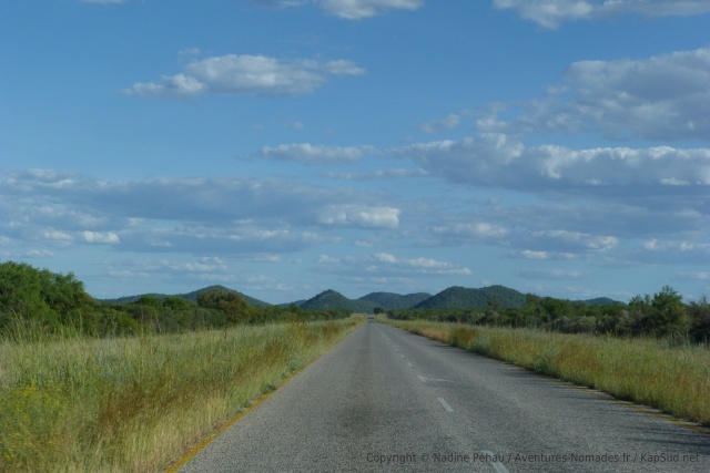 En roulant vers le nord-est, les paysages sont de plus en plus verdoyants