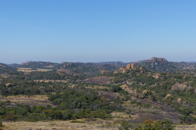 Vue à couper le souffle depuis la tombe de Cécil Rhodes 