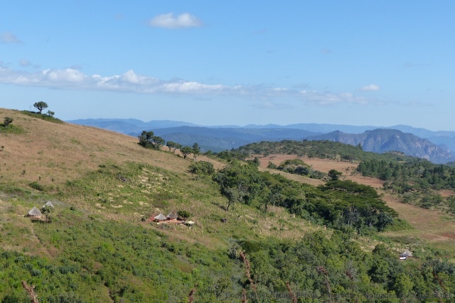 Plus on avance au coeur des montagnes, plus les fermes se font rares
