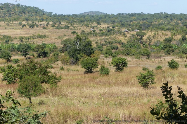 La vallée fertile héberge quelques petits hameaux