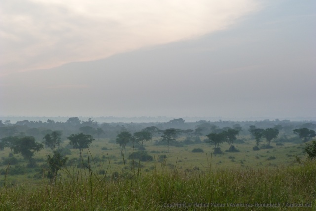 L'humidité de la nuit s'évapore peu à peu et donne à l'ensemble une atmosphère très particulière