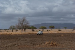 D'un côté des paysages très arides