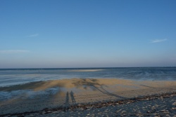 Jeux d'ombres sur la plage