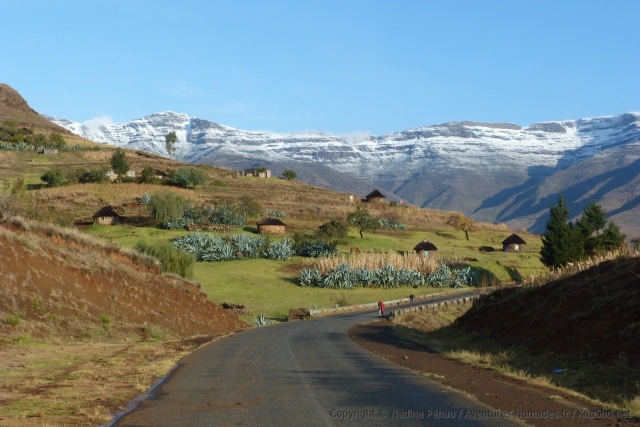 Redescendus dans la vallée, un panorama somptueux s'offre à nous