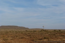 Eolienne servant à pomper l'eau des forages pour les bêtes