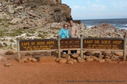 Serge et Jacline au Cap de Bonne Espérance