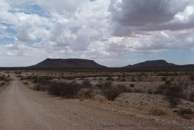 Panoramas caractéristiques du Damaraland