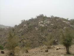 Montagnes Mandara sculptées par les villageois