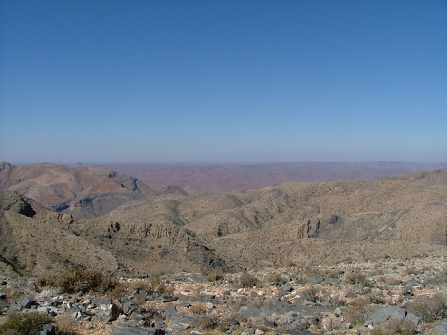 Vue panoramique du Naukluft