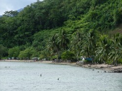 La plage blanche de Vairao