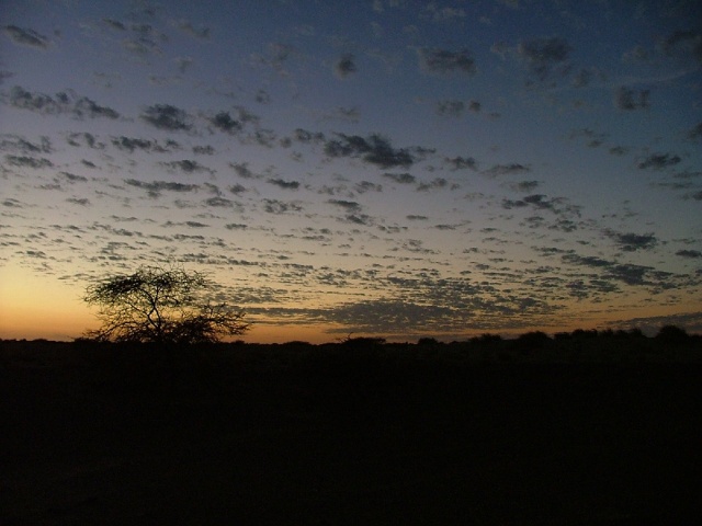 Coucher de soleil sur les gorges de Boudreiss